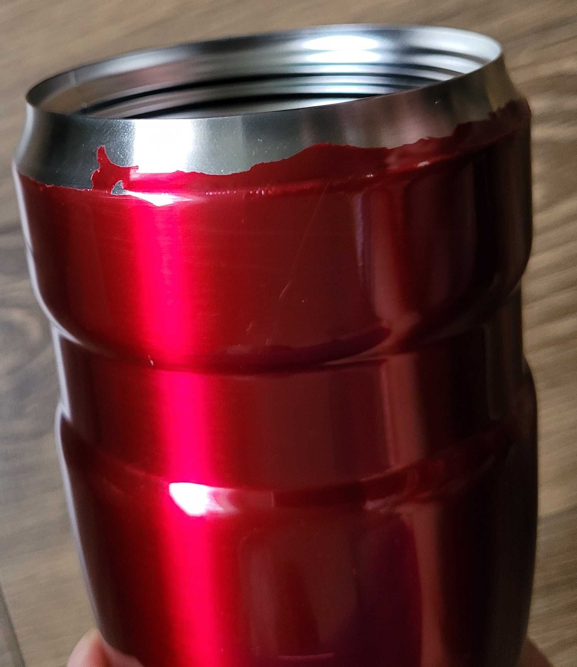 kubek termiczny Thermos King Travel 0,47l 470ml izolowany czerwony