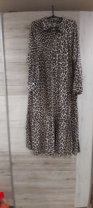 Довга леопардова сукня, ХЛ