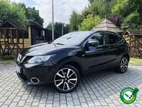 Nissan Qashqai 1.6T 163KM LEDY/skóra/kamera360/panorama dach/FULL OPCJA/serwisowany/
