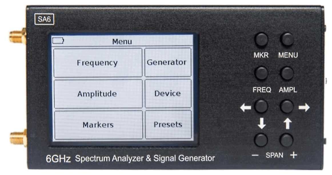 Аналізатор спектру SA6 з генератором сигналу