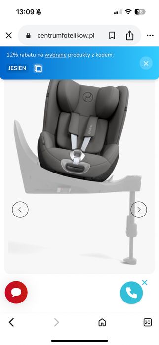 Cybex Sirona T I-Size Fotelik Samochodowy 0-18 kg + Baza T Mirage Grey