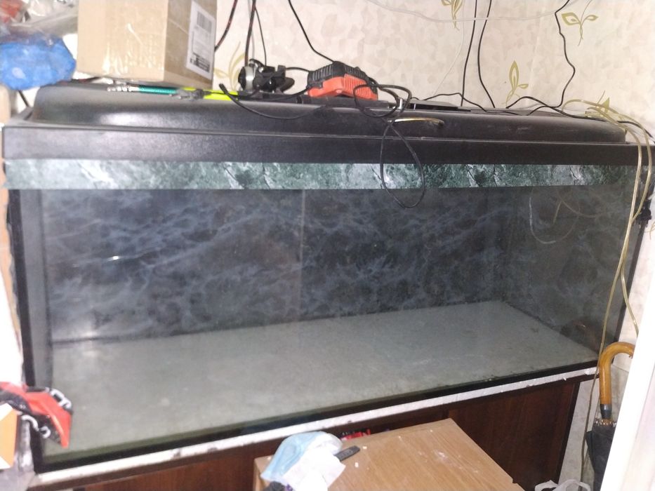 Аквариум природа 240 литров комплект аквариум крышка с 2 лампами тумба