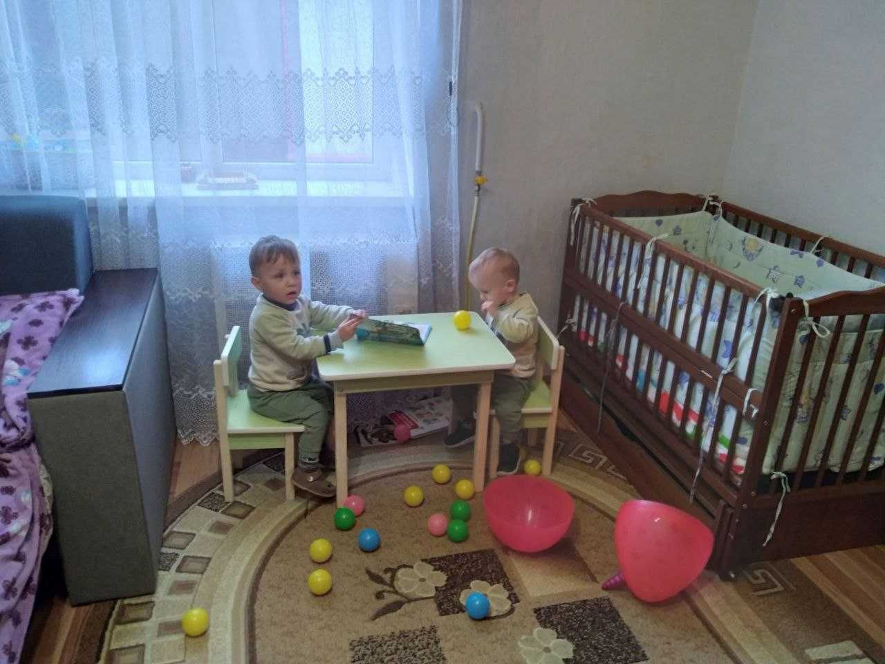 Дитячий стіл та стілець з шухлядою .Парта и стул.Виробник