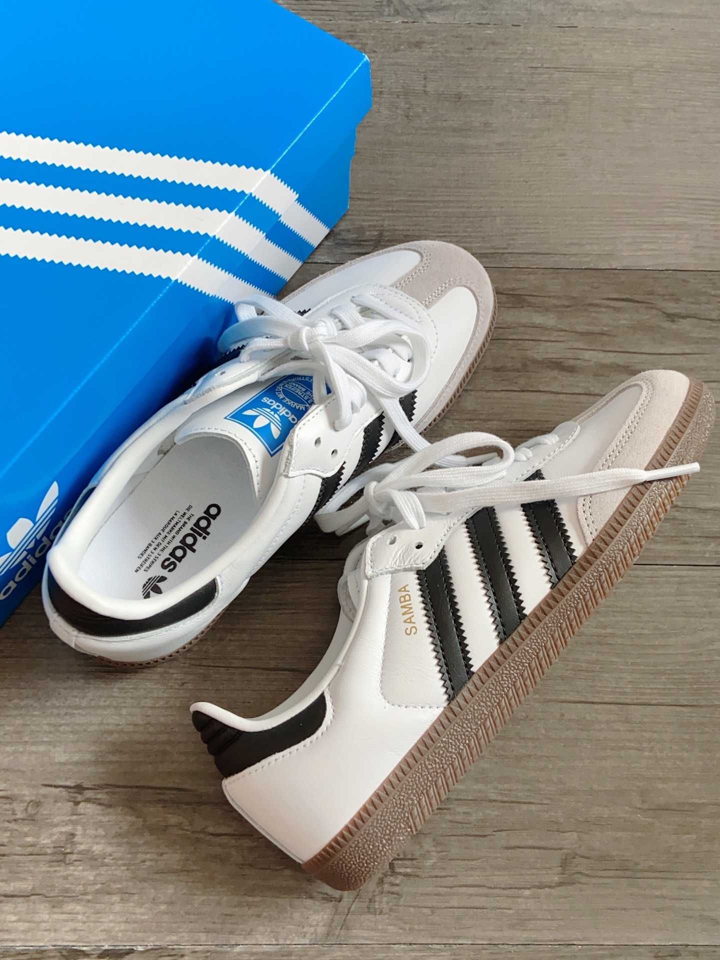 "Mazu Bless You"/buty/damskie*super*tanie/adidas*samba*0G*białe/r.40