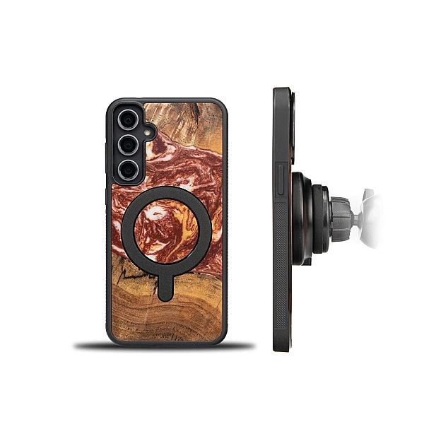 Etui Bewood Unique MagSafe Mars z drewna i żywicy na Samsung Galaxy S2