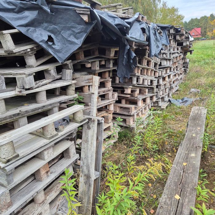 Palety drewniane. Drewno opałowe