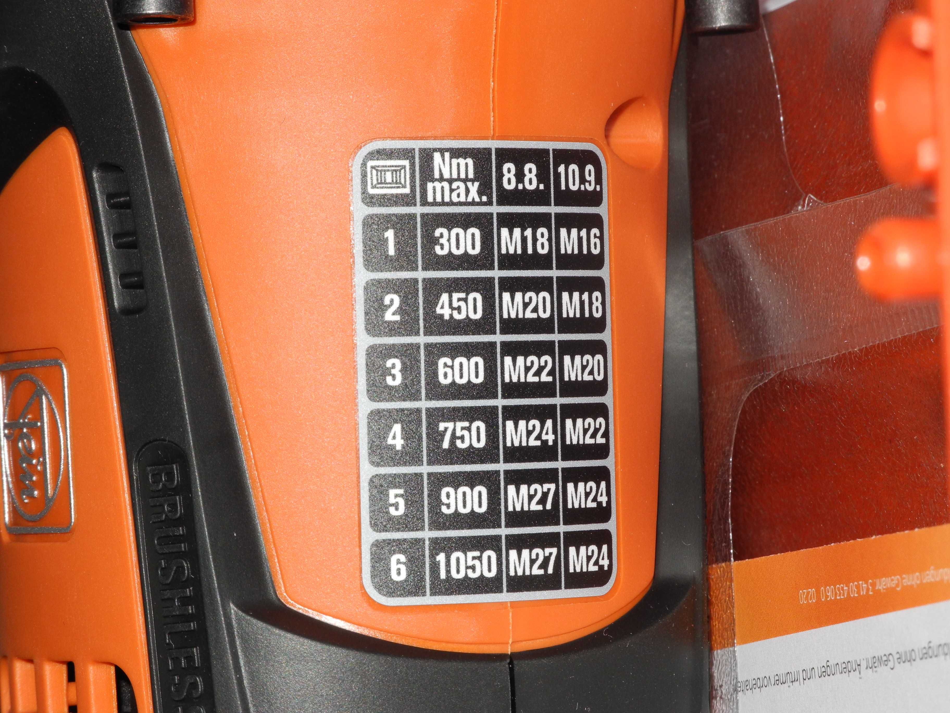 NOWY Klucz Udarowy Fein ASCD 18-1000 W34 SELECT 3/4" akumulatorowy