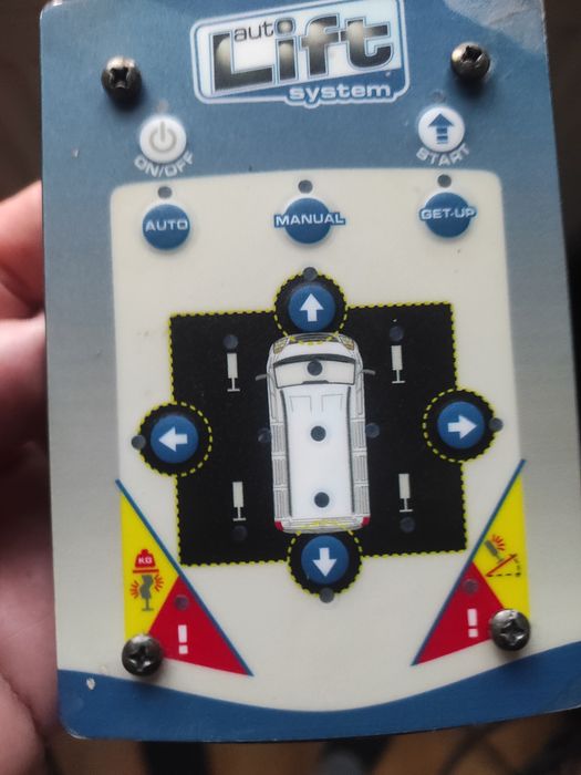 Podpory do Kampera Tesa Autolife system poziomowania.