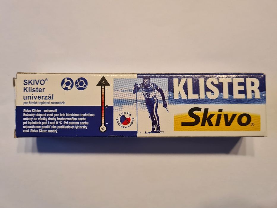 klister uniwersalny smar do nart biegowych Skivo niebieski