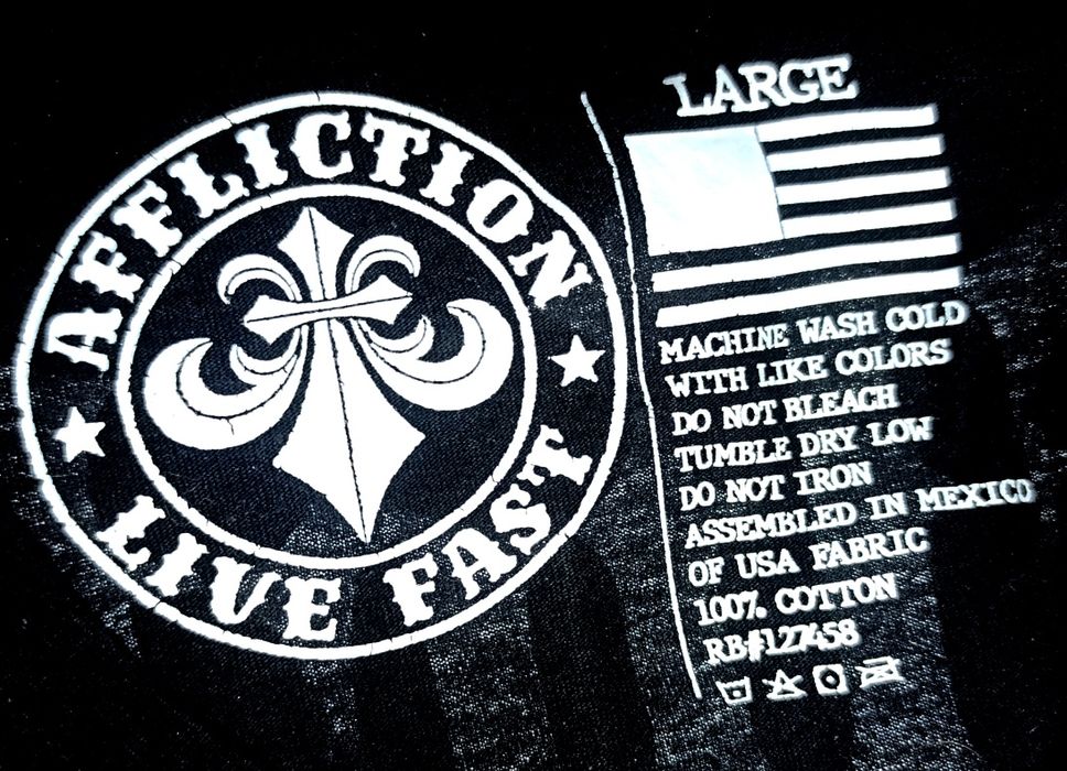 Лонгслив affliction x haunted mound