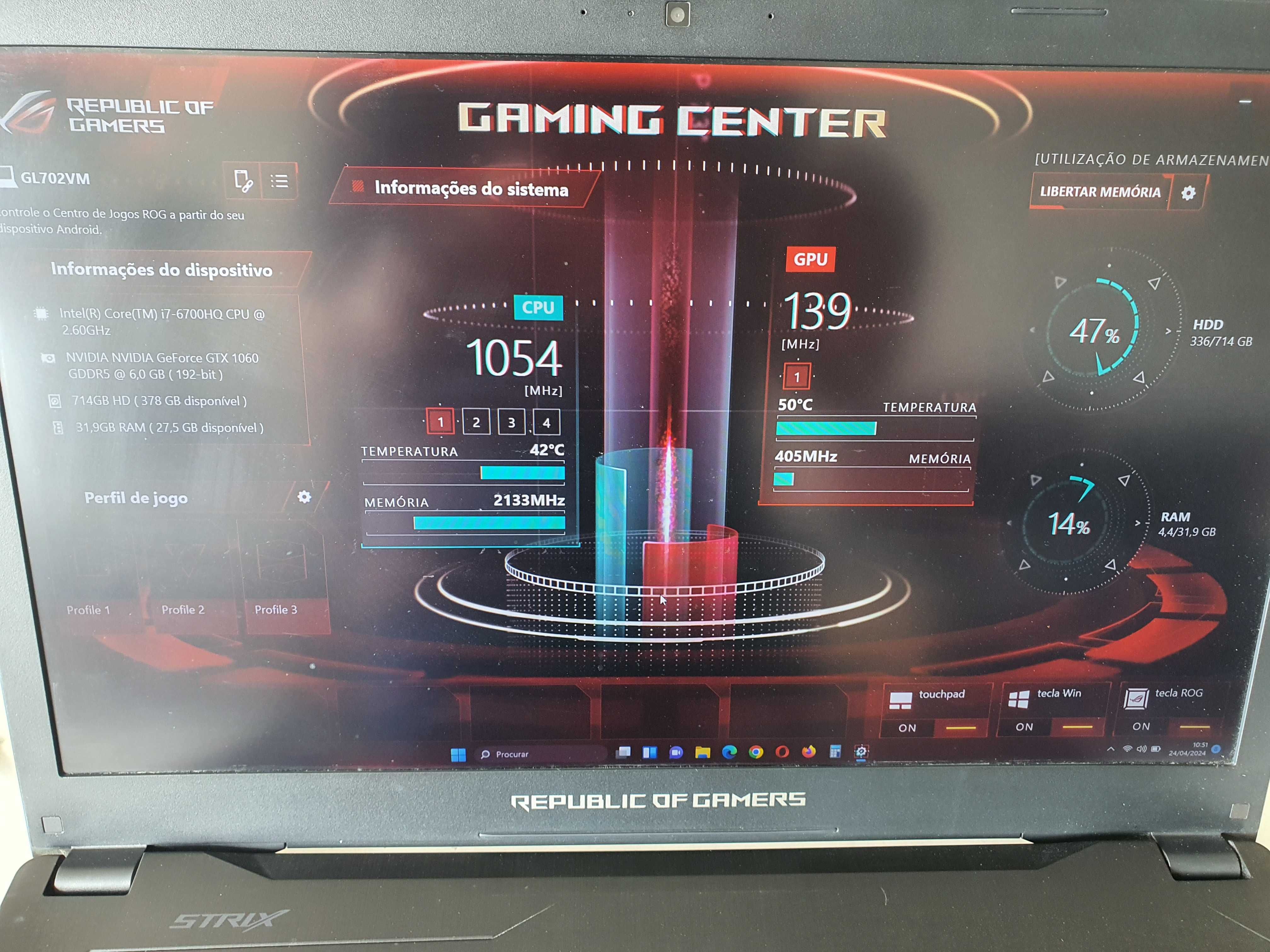 Asus Rog GL702vm