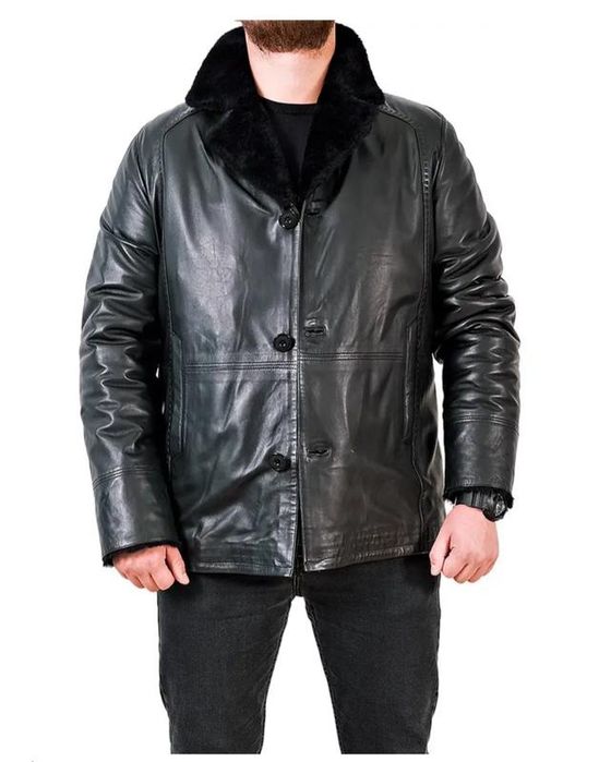 Куртра с натуральной кожи