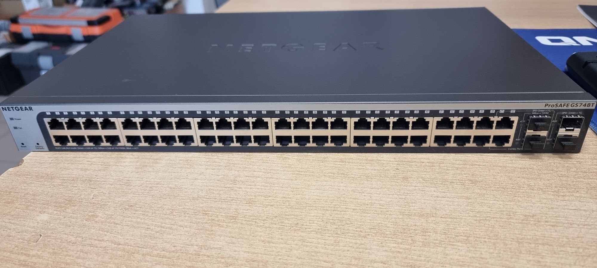 Switch gigabitowy, zarządzalny, 48port Netgear GS748T