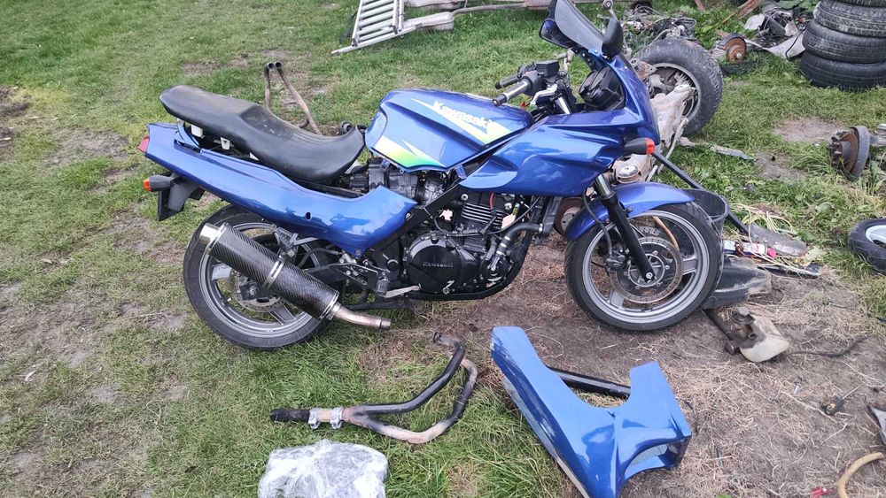 Kawasaki gpz 500 części licznik silnik slupek magneto moduł regulator