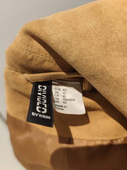 Kurtka ramoneska musztarda camel M 38