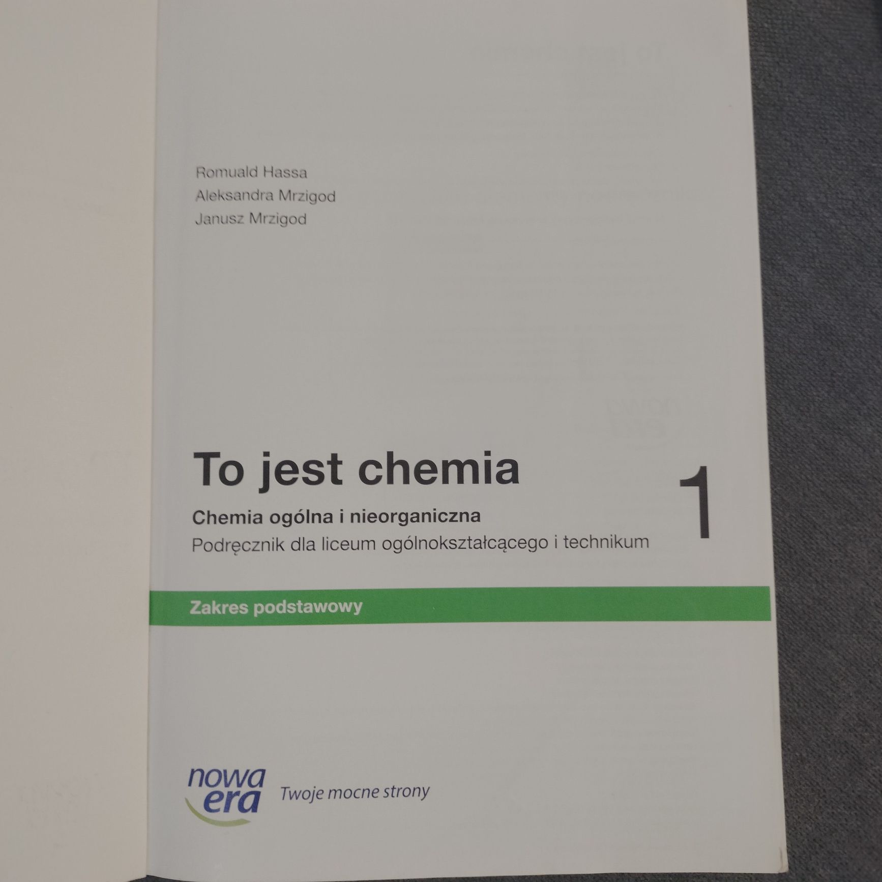 To jest chemia 1