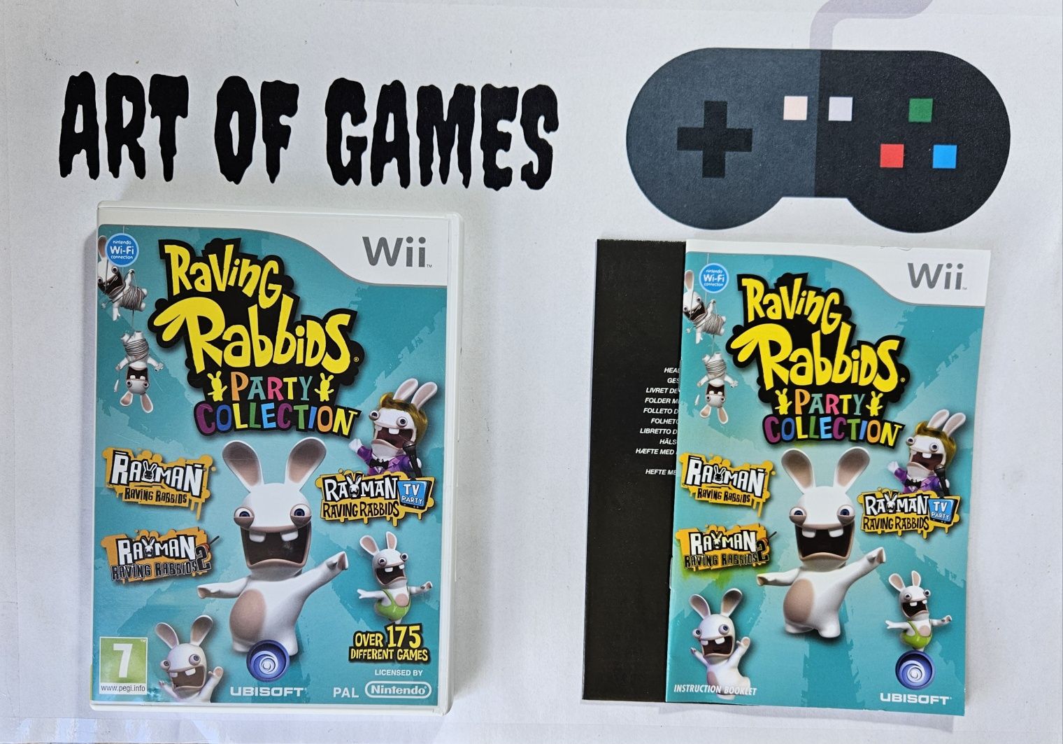Raving Rabbids Party Collection Nintendo Wii Komplet 3xA Ideał