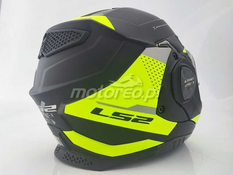 WYPRZEDAŻ Kask Szczękowy Blenda LS2 FF901 Advant X Oblivion Yellow