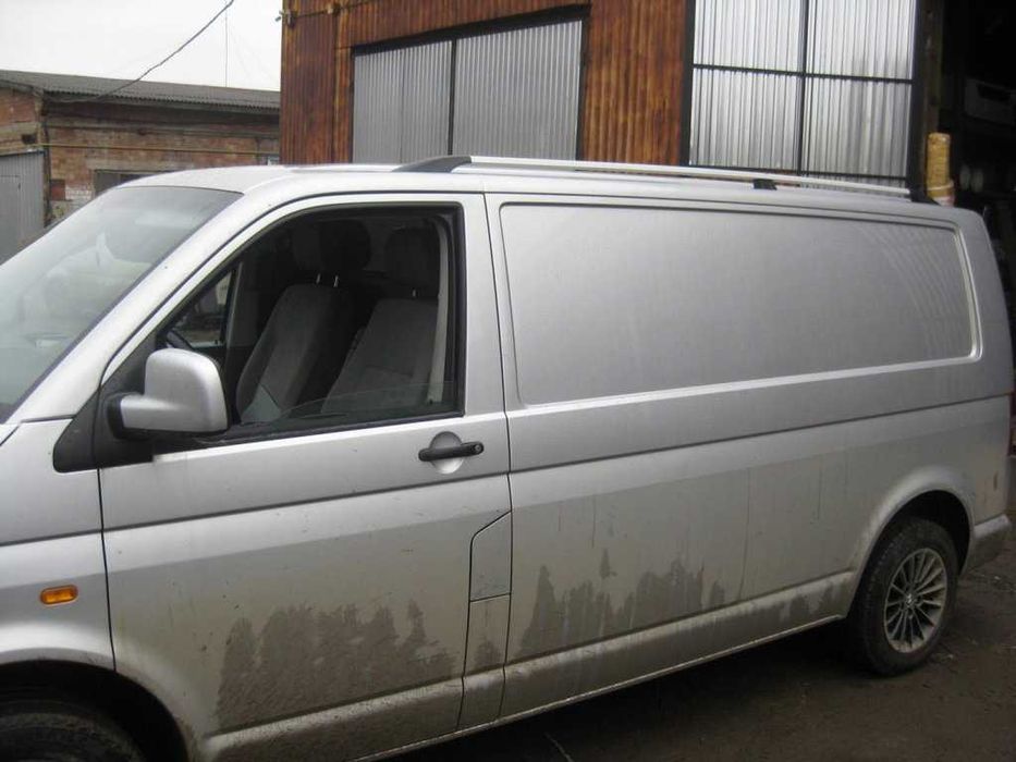 Рейлинги VW T5 T6 на крышу алюминиевые Рейлінги Фольксваген багажник