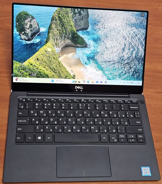 Сенсорний Ноутбук DELL XPS 13 9370, i7-8550U, 4k, ssd 512gb, ram 16gb
