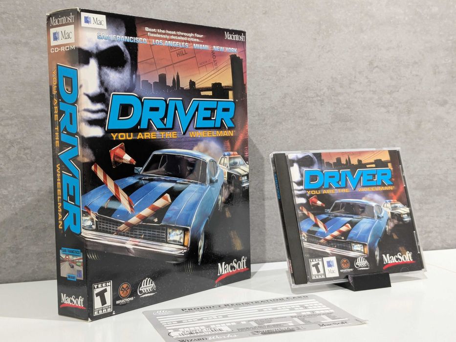 DRIVER You Are the Wheelman BIG BOX gra Macintosh Mac iMac MacSoft USA