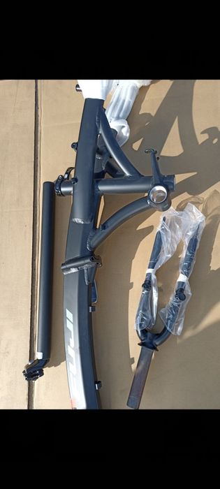 Nowa rama skladak Fuji origami + widelec  + sztyca