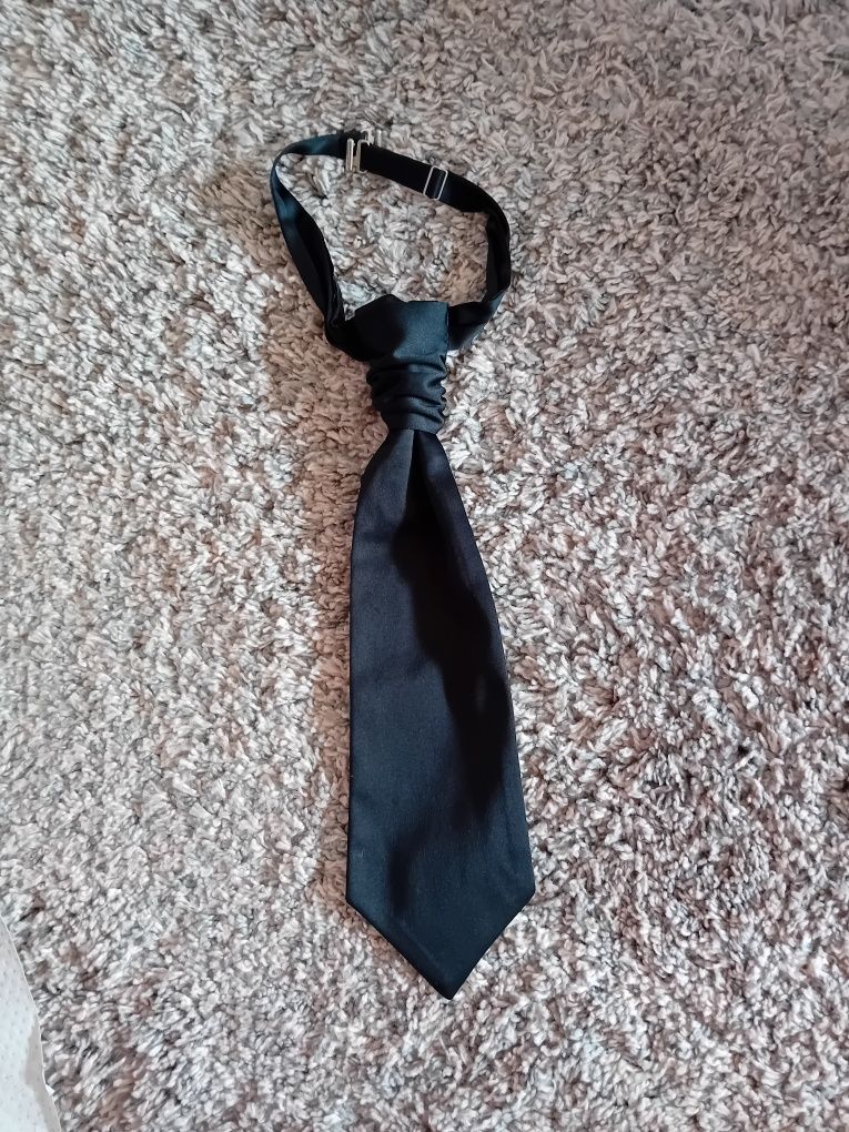 Krawat męski czarny