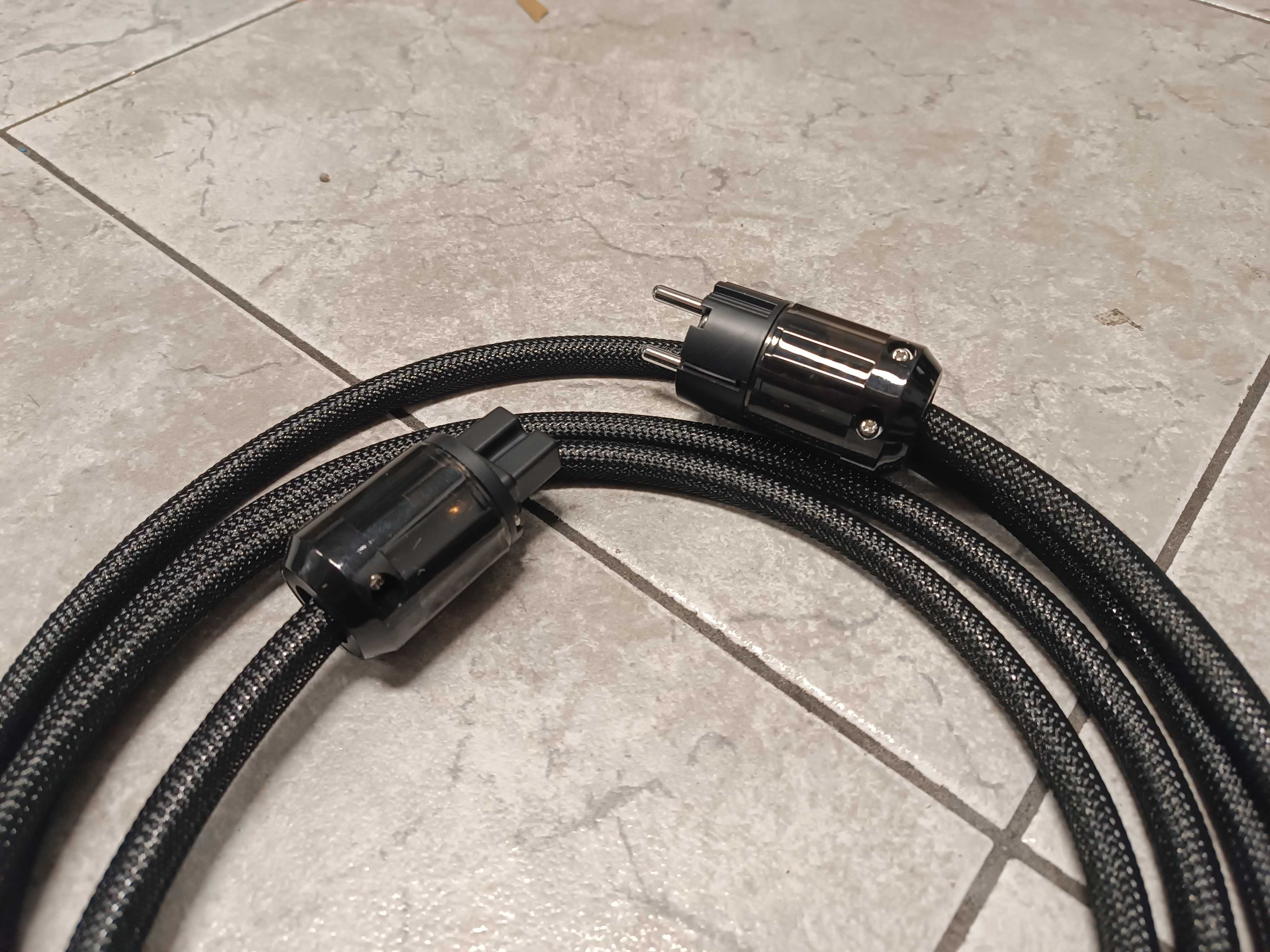 Ekranowany kabel zasilający HI-END do Audio 3x2,5 OFC IEC C15 3m