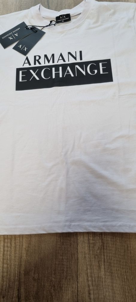 Koszulka męska tshirt biała xl