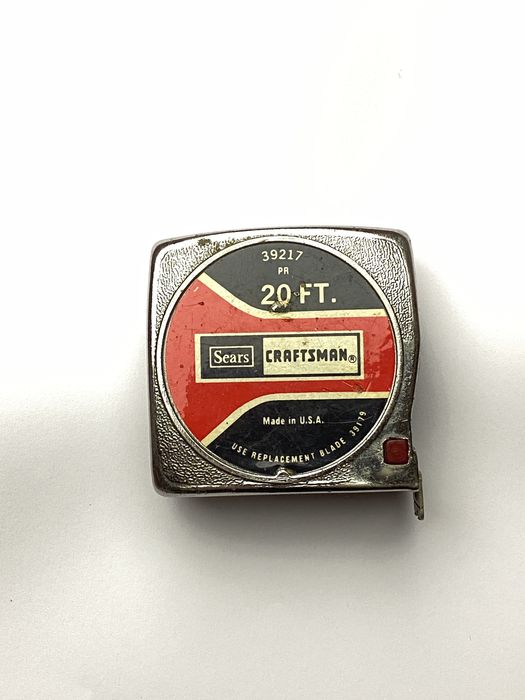 Рулетка вінтажна 20 футів (6м) Craftsman USA