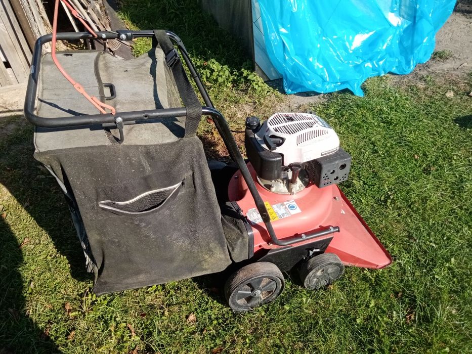 Odkurzacz spalinowy turbinowy rozdrabniajacy do liści trawy snieg tani