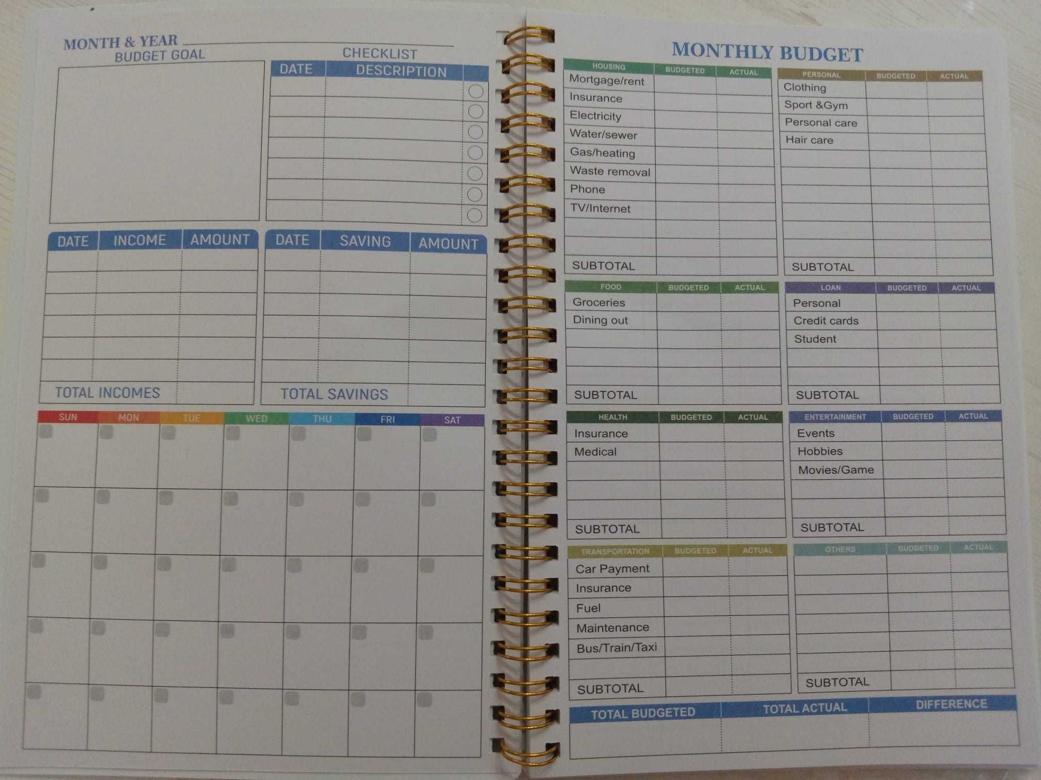 Caderno de orçamentos