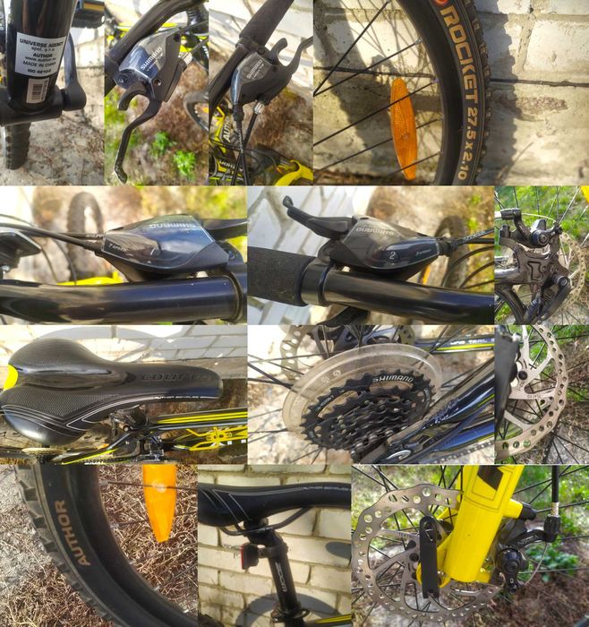 Продам велосипед Author Rival 27.5 17" Black/Yellow