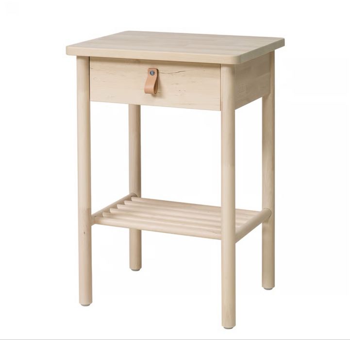 Mesa de cabeceira, bétula, IKEA