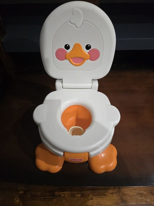 Nocnik grający kaczka fischer  price