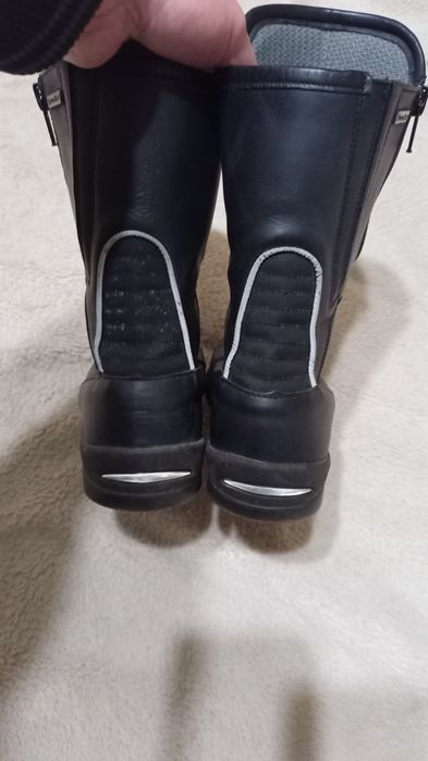 Оригінальні шкіряні італійські мото чоботи Greyhound(40)