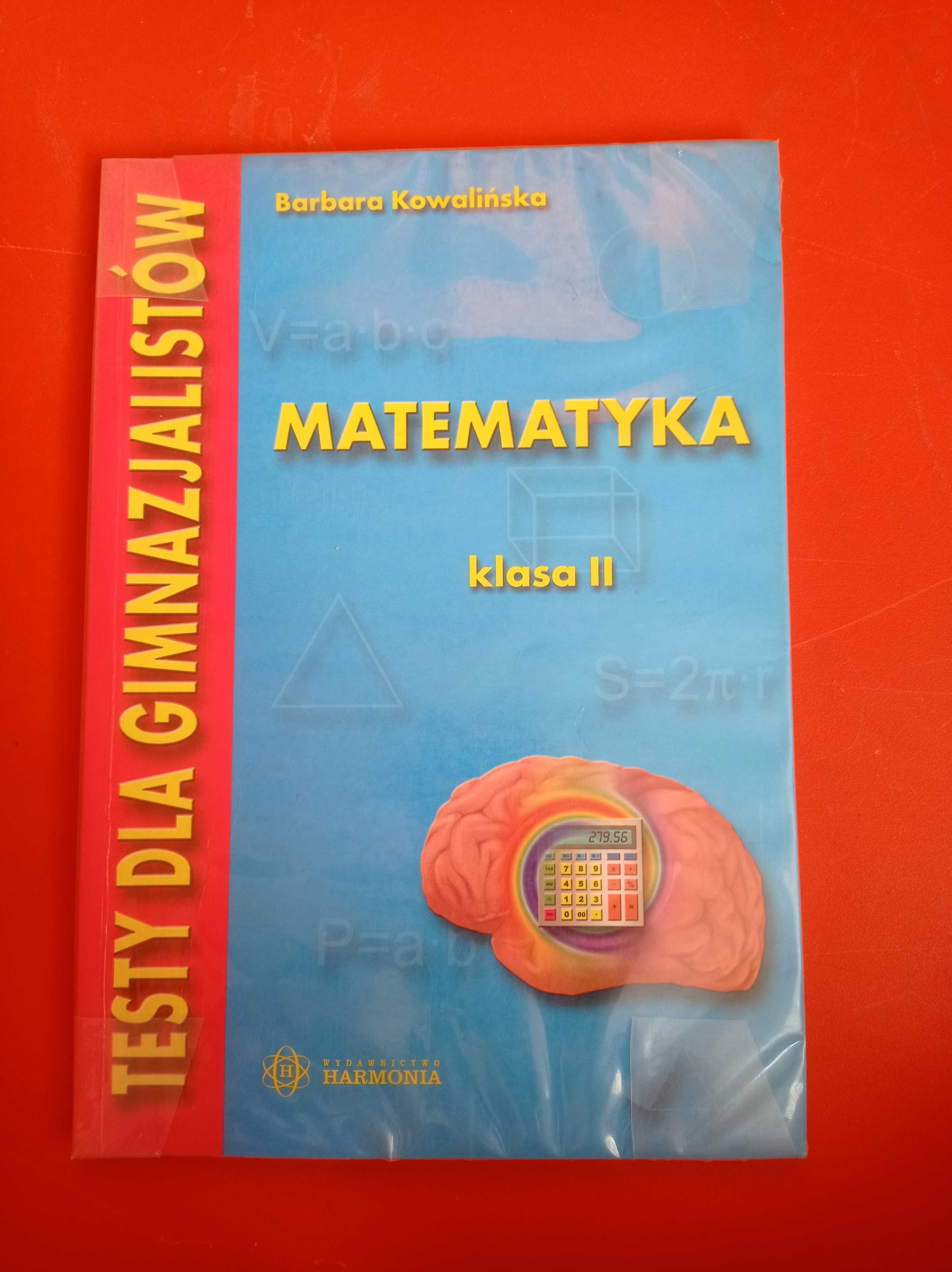 Matematyka II, Testy dla gimnazjalistów Kowalińska