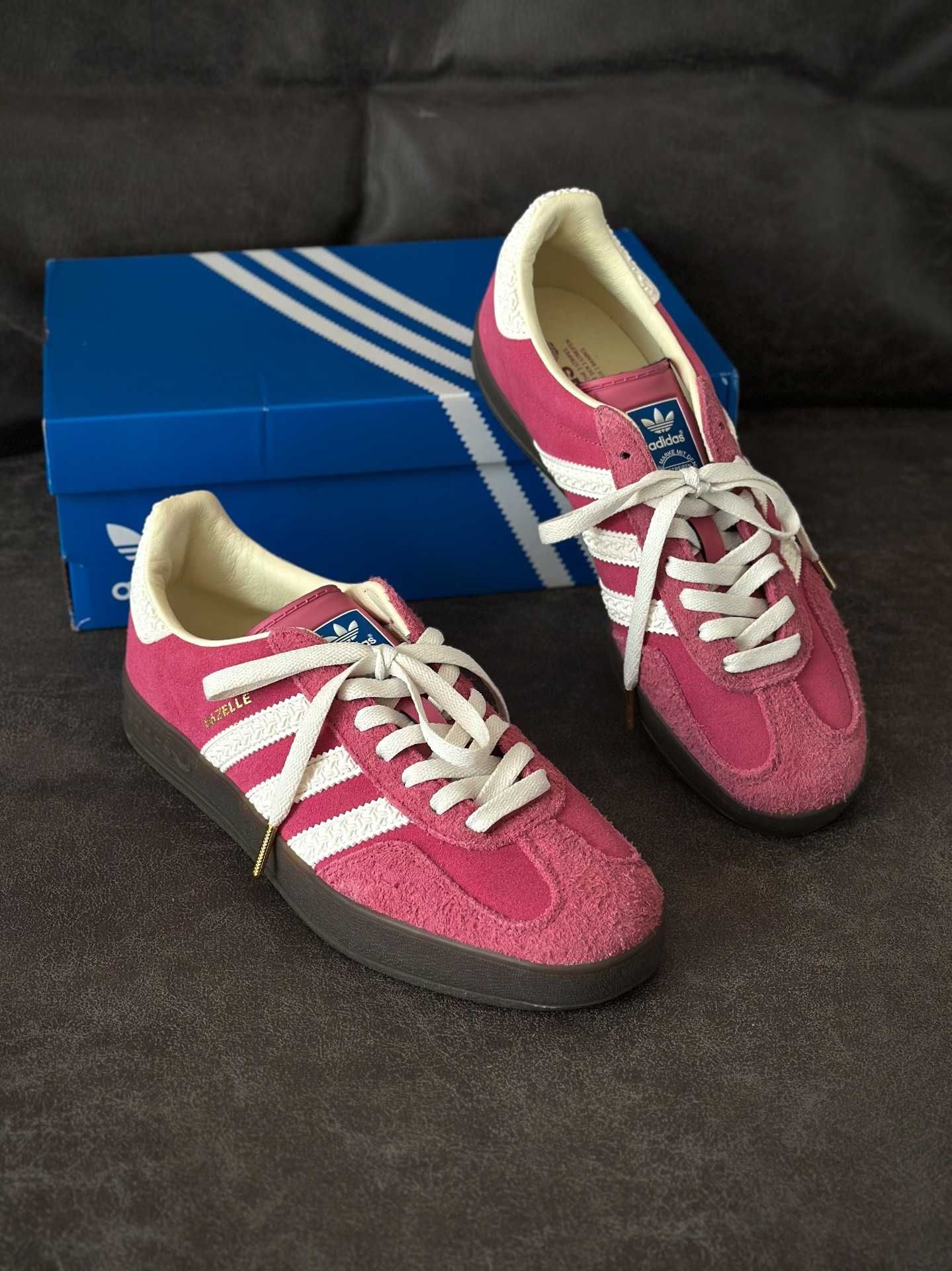 Buty codzienne adidas Gazelle Indoor Pink Espadryle R.37