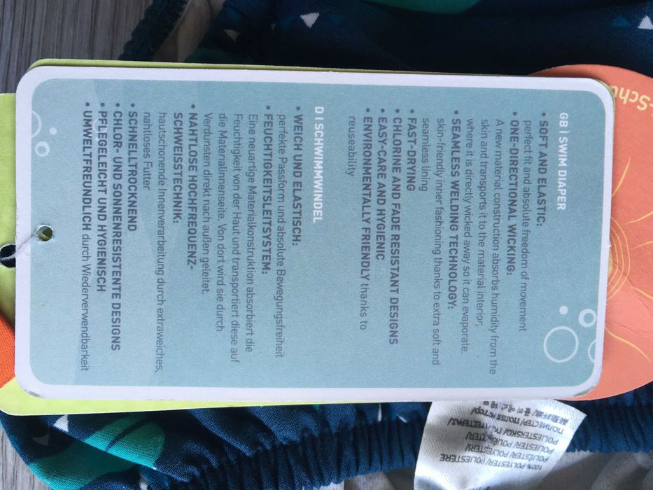 Pieluszka do pływania / kąpielówki dla niemowląt