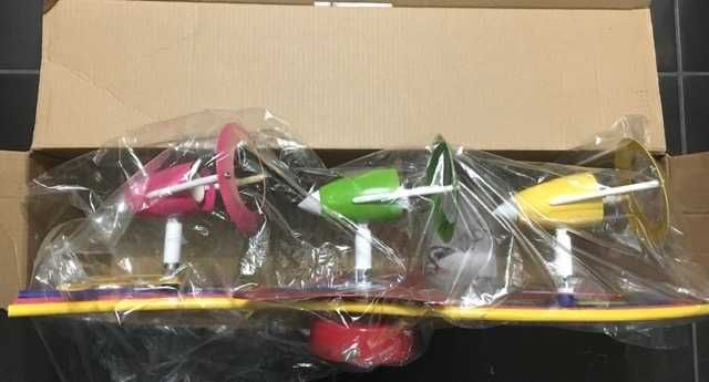 Lampa wisząca dziecięca gitara nutki jak nowa, Warszawa