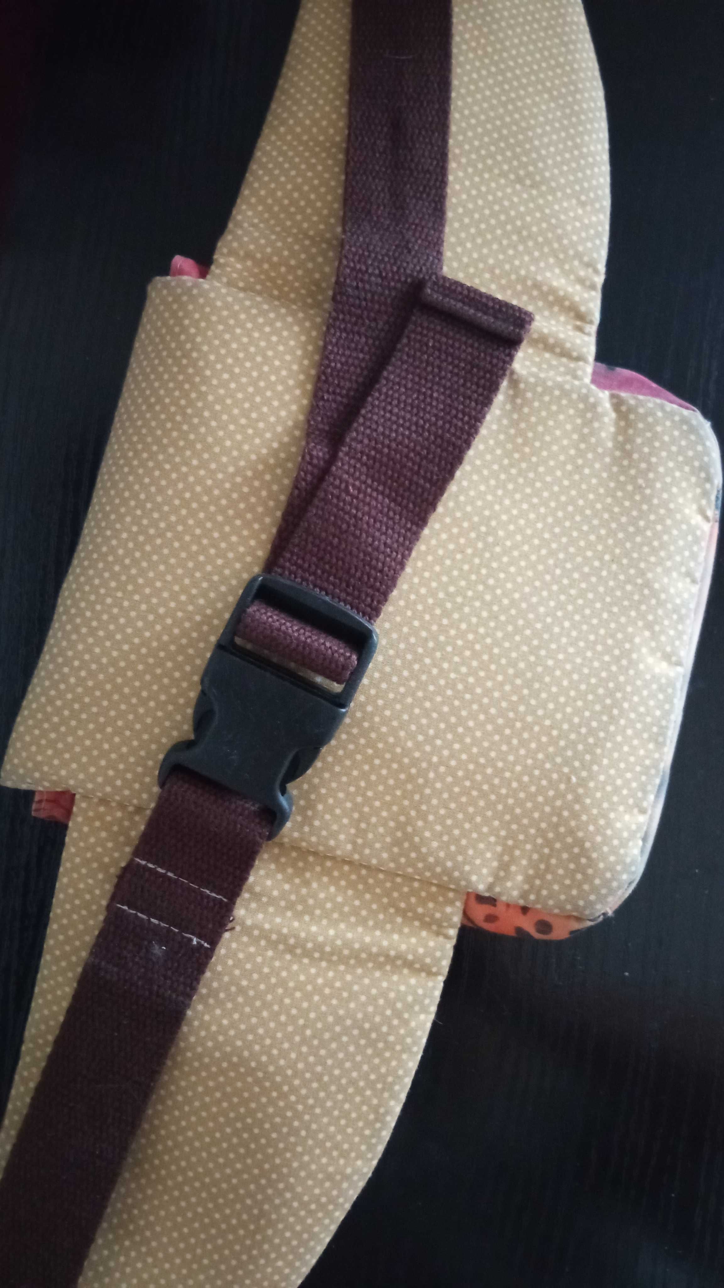 Bolsa de cintura pintada á mão Maria Formiga