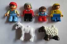 Ludziki LEGO Duplo zwierzęta koń owca zestaw 6 szt