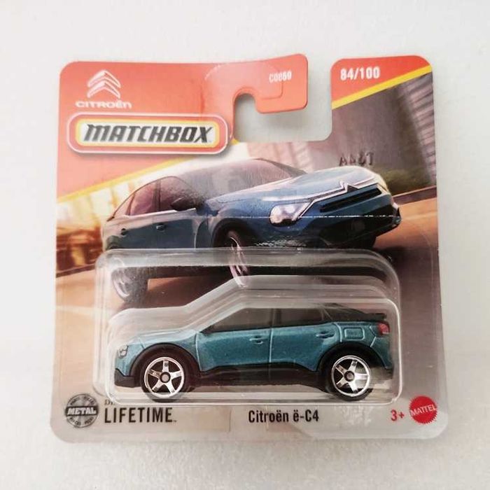 Citroen e-C4 Matchbox Novo em cartela