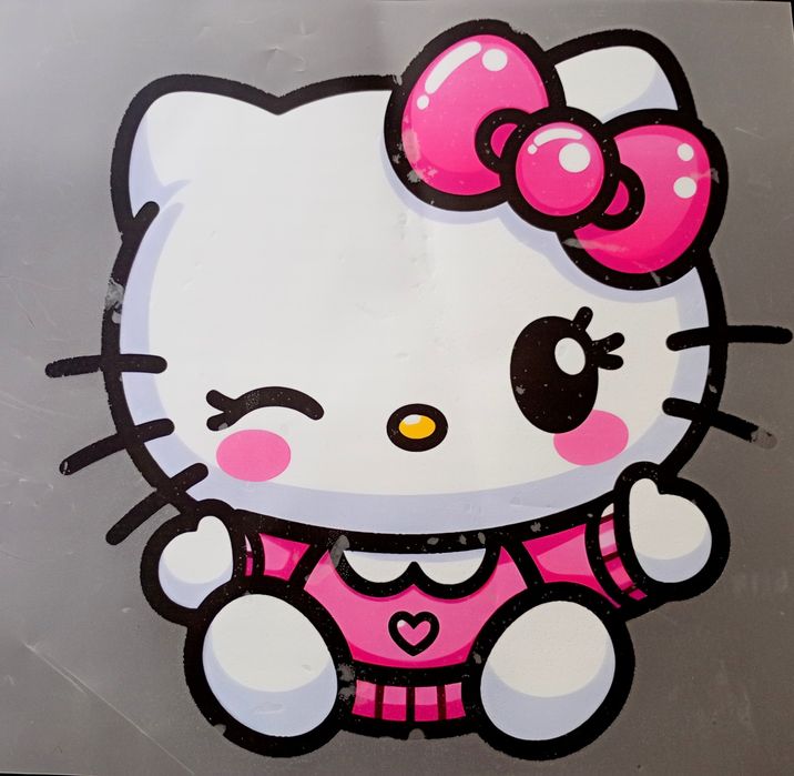 Koszula z grafiką transferową personalizowana Hello Kitty  marka Kingn