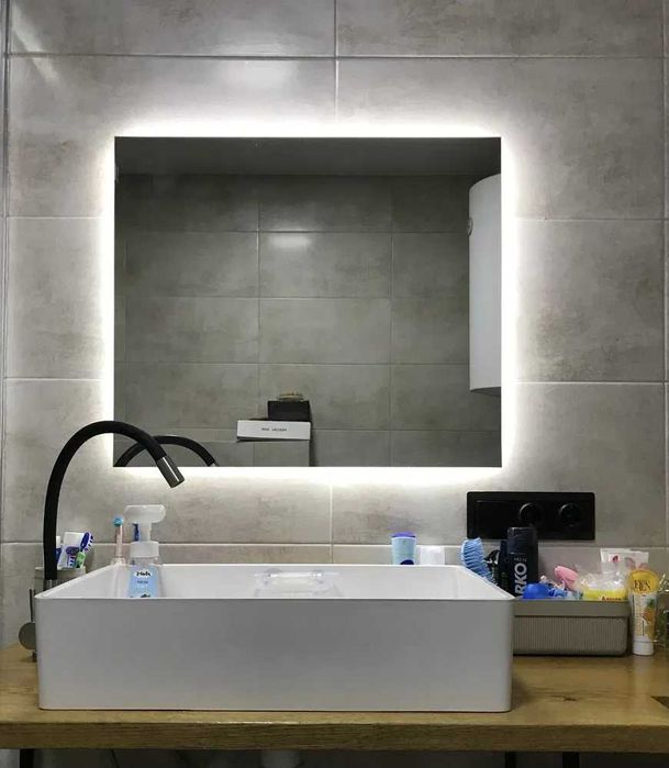 Знижки‼️ Дзеркало з підсвіткою у ванну під замовлення ВИРОБНИК