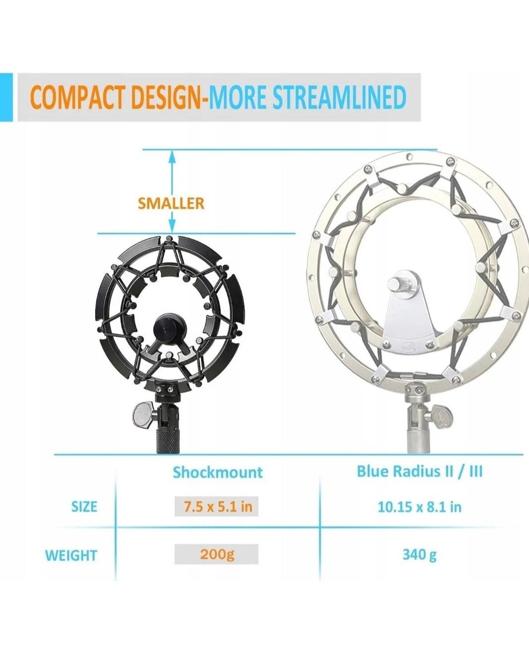 Antywibracyjny uchwyt na mikrofon X shock mount