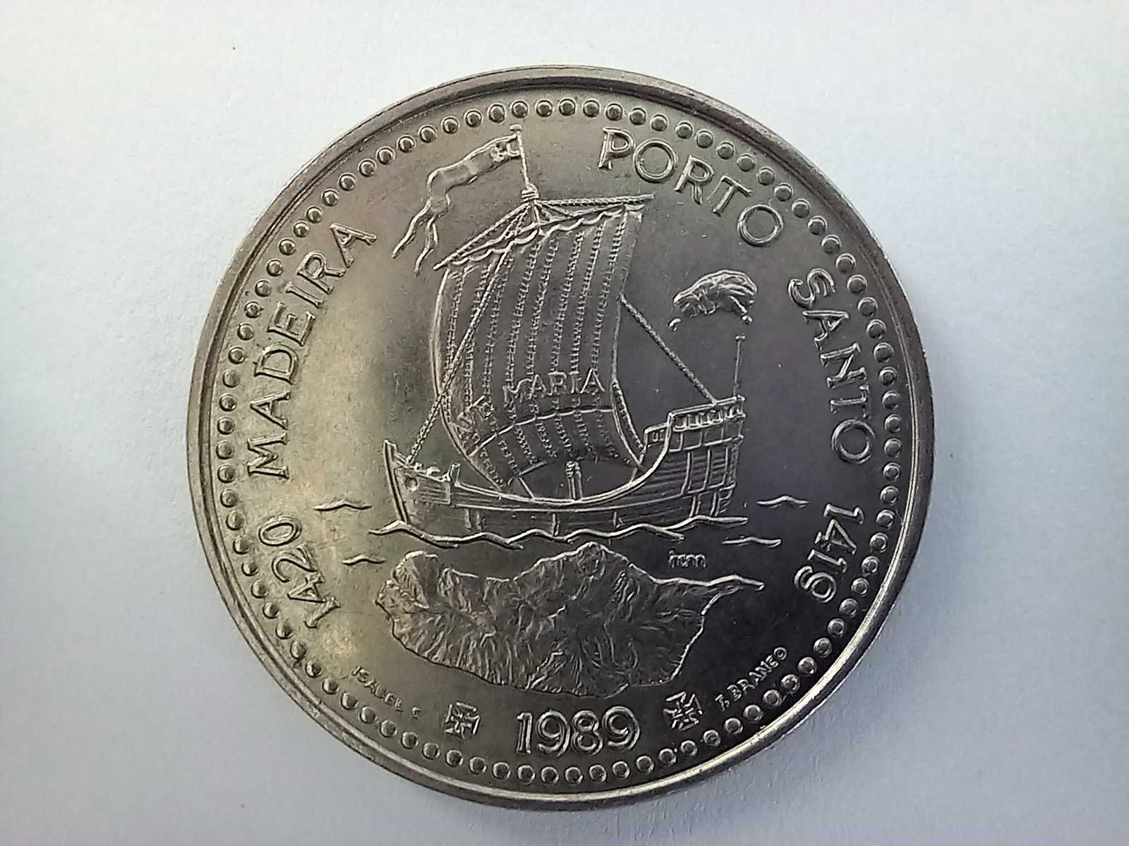 Portugal 100 escudos, 1989 - Porto Santo e Madeira