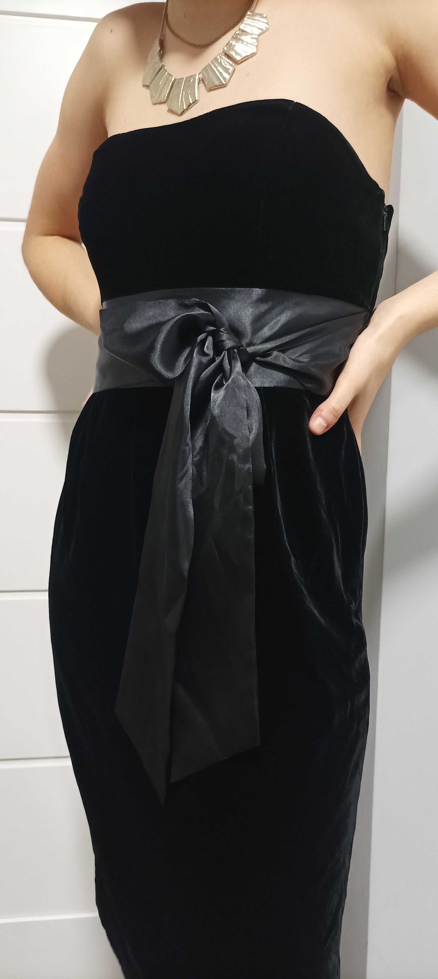 Seksowna czarna sukienka Marks&Spencer  S/36/8 nowa bez metki