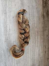 Włosy dziewicze w warkoczu 25 cm