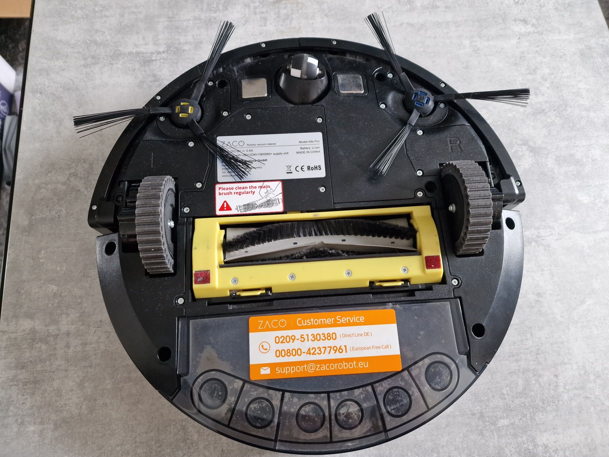 Robot sprzątający Zaco A9s pro odkurzacz mop wibracyjny